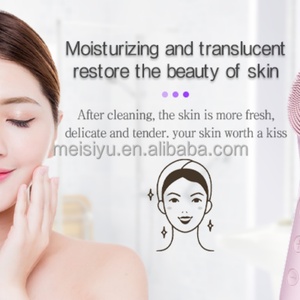 Food Grade Silica Gel Facial Cleansing Brush with Heating Massage Anti Microbial Deep Cleansing - Product Image 6
