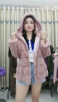 Manteau en fourrure de vison véritable 2022 – Vente en gros à prix réduit – Manteau de mode en fourrure de vison
