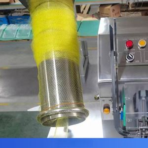 Semi-automatic Ginger Potatoes Onion Fruit <b>Vegetables</b> Mesh Binding <b>Bag</b> Sealing Garlic Net Packing Machine - Product Image 6