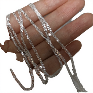 925 Sterling <b>Silver</b> Link Chain Woven Sparkling Korean Dongdaemun <b>Necklace</b> for Wedding Gift Fashion Light Luxury Cold Wind - Product Image 4