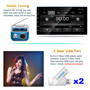 CARQSENG Autoradio Universale con Schermo Touch da 10 Pollici, Android 9.1, Lettore Multimediale con GPS - Product Image 3