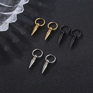 <span class=keywords><strong>Orecchini</strong></span> <span class=keywords><strong>pendenti</strong></span> con fibbia per l'orecchio con ciondolo rotondo in acciaio inossidabile per donna, <span class=keywords><strong>uomo</strong></span>, cerchio, fibbia per l'orecchio, orecchino a cerchio in acciaio inossidabile, gioielli gotici - Product Image 6