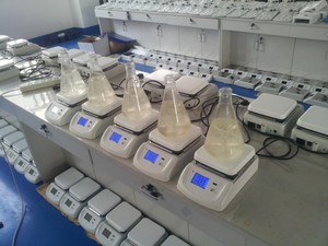 خلاط مغناطيسي رقمي رباعي المواضع من JKI مع سطح تسخين من الفولاذ المقاوم للصدأ SS304، متاح بتصميم حسب الطلب، 220 فولت/50 هرتز JK-MSH-Pro-4B - Product Image 5