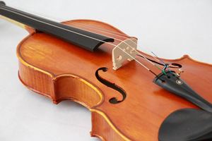 Fábrica de China, venta al por mayor, caja de instrumentos para <span class=keywords><strong>viola</strong></span> de 16 \ ", arco de ébano de abeto <span class=keywords><strong>Da</strong></span> <span class=keywords><strong>Gamba</strong></span> Caipira De Arco Cuerdas Flame Maple Back/Side - Product Image 4