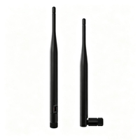 Antenne pliable haute performance en caoutchouc pour canards, prend en charge les bandes de fréquences 315/433/868/915 MHz, conception à gain de 5 dBi, pour appareils portables