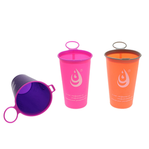 Cốc Nước Biểu Tượng Tùy Chỉnh Eco Reusable Ráp Mềm Tpu Di Động Chạy Cắm Trại Chai Nước Ngoài Trời Uống Trực Tiếp CE / EU - Product Image 4