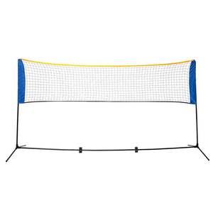 <span class=keywords><strong>2020</strong></span> meilleur réglable Portable pliable pliant hauteur cornichon balle Tennis Badminton filet support poteaux poste ensemble - Product Image 3