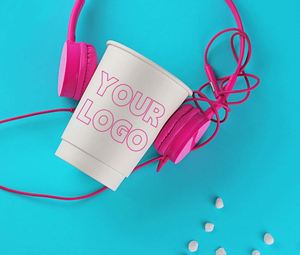 Vaso de Papel Desechable de Lujo para Té de Burbujas Caliente, Diseño Personalizado, Vaso de Papel Doble para Café para Llevar - Product Image 1