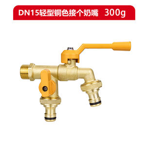 Robinet à double bec à ouverture rapide tout en cuivre Tangke, eau chaude et froide, connecteur extérieur de jardin, vente en gros, robinet pour lave-linge - Product Image 4