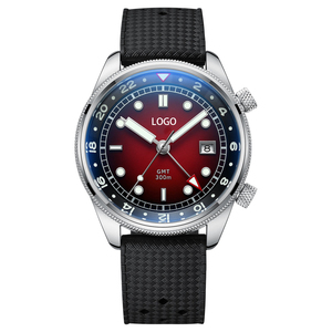 Reloj clásico de acero inoxidable 316L de 40 mm, reloj de buceo GMT de 300 m, impulsado por NH34 con Super-LumiNova BGW9 - Product Image 1