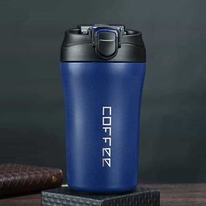 Simple 304 Stainless Steel Coffee <b>Mug</b> Portable Car Thermos Business Office Gift Dual-Drink <b>Mug</b> - Product Image 2