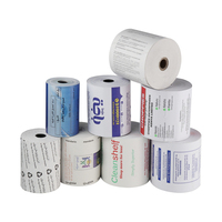 Rollo térmico para máquina de tarjetas de crédito, rollos térmicos de papel POS, 57x50mm, venta al por mayor de fábrica