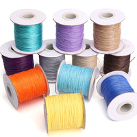 Fil de cire coréen 0,5-2 mm, perles lâches, matériel pour la fabrication artisanale de bracelets, colliers et bijoux, kit d'accessoires.