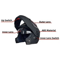 Meilleures ventes Casque de moto modulaire à visière amovible Casque de moto à visière relevable Vente chaude Casque de moto à double masque Casque de plongée Casque de conduite