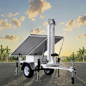 Factory Direct Industrial Mobile <b>Solar</b> Trailer Lithium Ion Battery MPPT Single Axle International Standard <b>Power</b> <b>Generator</b> - Product Image 4