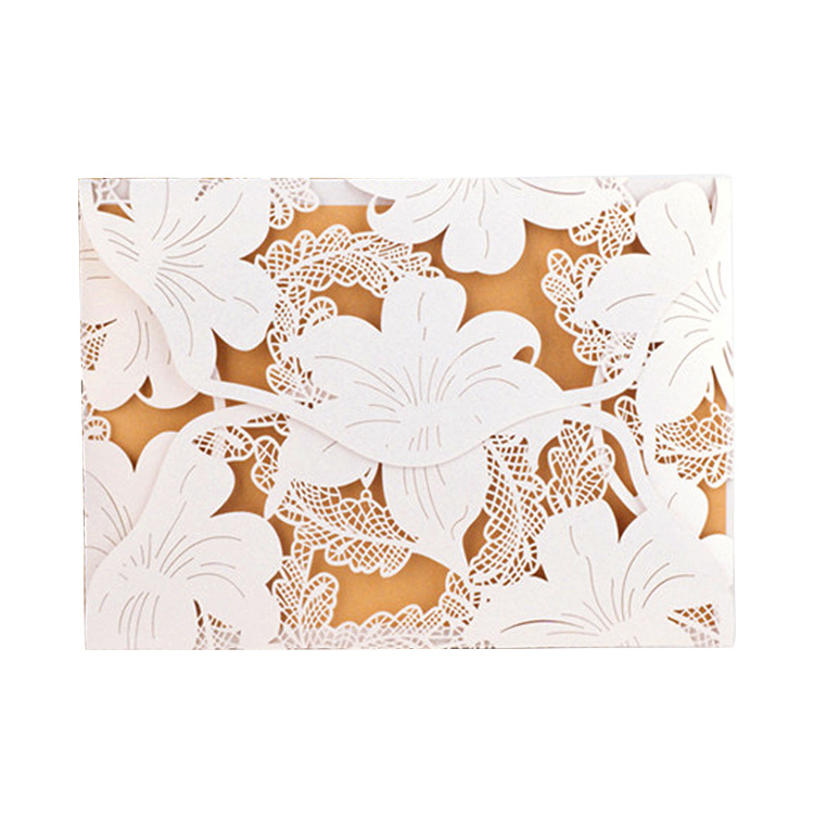 Необычные Лазерная резка свадебные приглашения белые поздравительные открытки Boda Invita приглашение De Mariage