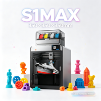 Imprimante 3D FDM Anycubic S1 Max Combo nouvelle génération, double buse, PLA, 350x350x350mm, vitesse élevée 1000mm/s, gravure et découpe laser 350°C