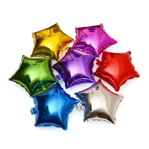 Ballons Métalliques Étoiles En Aluminium Ballons Mylar Pour La Décoration De Fête D'anniversaire