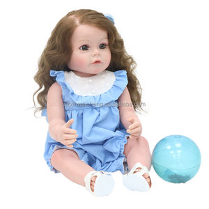 Muñeca Bebé <span class=keywords><strong>Reborn</strong></span> de 22 Pulgadas (55 cm), Muñeca Realista de Vinilo, Recién Nacida, Terminada, para Niños, Regalos de Navidad - Product Image 2