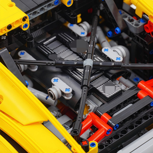 Lambor <span class=keywords><strong>Sian</strong></span> <span class=keywords><strong>FKP</strong></span> <span class=keywords><strong>37</strong></span> 3696Pcs Technique 1:8 Bleu Jaune Noir 42115 Brique Modèle Blocs de Construction Assemblage Jouets Enfant Cadeaux de Noël - Product Image 4
