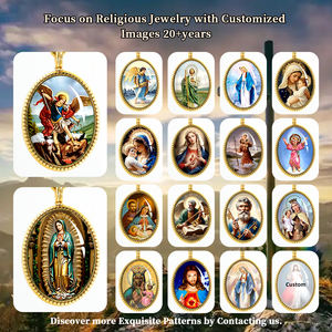 GIVELUCK St. Padre Pio & Tree of Life kolye Stigmata çapraz ön zirkon hayat ağacı ile geri, özel katolik madalya - Product Image 5