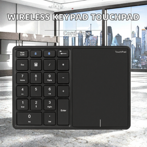 Clavier numérique sans fil 2 en 1, fin, 22 touches, 2.4G sans fil, Bluetooth, avec pavé tactile - Product Image 1