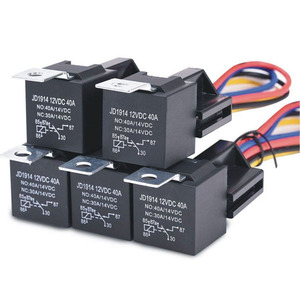 Купить 40amp автомобильный релейный разъем, 5 проводов, 12 В, 4pin, 5pin, Автомобильный Электрический охлаждающий вентилятор, жгут проводов, автомобильные релейные комплекты - Product Image 4