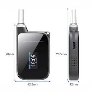 Großhandel Digital <span class=keywords><strong>Alcotest</strong></span> Tragbarer Alkohol messer Schwarzer Brennstoffzellen sensor Alkohol tester Lithium batterie Modell H3 Alkohol tester - Product Image 1