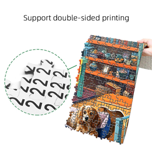 2025 OEM usine personnalisée 1000 pièces Bule/gris/blanc carton <span class=keywords><strong>livre</strong></span> Nook <span class=keywords><strong>Puzzles</strong></span> impression <span class=keywords><strong>Puzzles</strong></span> pour enfant/adulte Puzzle - Product Image 5