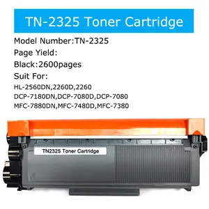 TN-2325 TN2325 متوافقة الليزر خرطوشة حبر أسود لأخيه طابعة HL-L2320D MFC-L2720DW