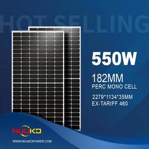 Ja/Jinko/Trina/<span class=keywords><strong>Canadian</strong></span>/Risen/NUUKO <span class=keywords><strong>Solar</strong></span> Mono 144 Paneles solares de media celda Precios 550 Watt 540W <span class=keywords><strong>545W</strong></span> 550 W 555W - Product Image 5