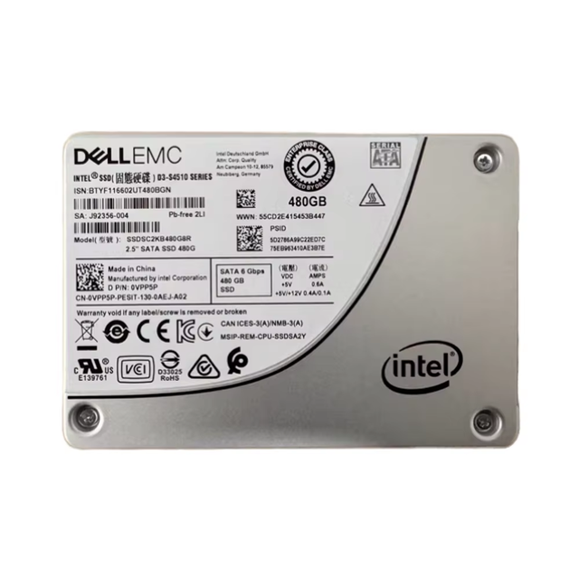 Intel S4510 /S4610 480GB SATA Enterprise Solid State Drive . Various Brands Available in Stock, in Various Capacities.