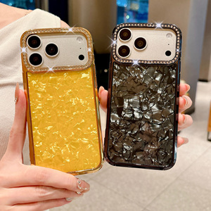 Coque de téléphone antichoc en acrylique PC TPU avec paillettes de diamant électroplaquées pour iPhone <span class=keywords><strong>Air</strong></span> 17 Pro 17 17 Pro <span class=keywords><strong>Max</strong></span> - Product Image 2