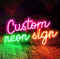 Letrero LED de Neón Personalizado para Interiores, Tamaño y Color Personalizables, Multifuncional, para Hogar, Auto, Negocios, Fiestas, Compatible con Alexa/Google