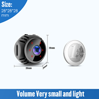 Mini Cámara WiFi 1080P HD 60° Gran Angular con Visión Nocturna, Detección de Movimiento, Cámara IP de Seguridad para el Hogar, Tarjeta de Memoria, CMOS, Soporte 360
