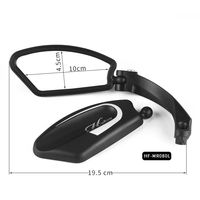 Kaca Spion Sepeda BMX Murah Plastik Universal untuk Setang, Cermin Samping Putar 360 Derajat, Tahan Lama untuk Sepeda Jalan Raya dan Cruiser
