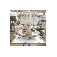 Machine de remplissage de liquides entièrement automatique, électrique, haute précision, à mesure quantitative par pompe PLC, pour la mise en conserve de fruits, de sirops et de jus