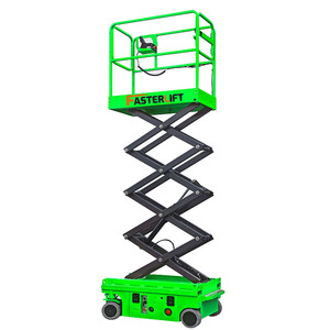 5m 6m 6,8m Selbstfahrende Elektrische Mini-Scherenhebebühne Hydraulische Arbeitsbühne Mobile Personenlifte für Wartungsarbeiten - Product Image 2