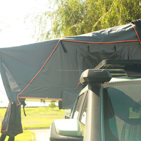 Tente de toit entièrement automatique à coque rigide avec télécommande, une chambre, quatre saisons, imperméable, échelle télescopique