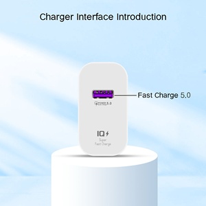 หัวชาร์จเร็ว 100W พอร์ต Type-C ใช้ได้กับอะแดปเตอร์ยุโรป อเมริกา อังกฤษ รองรับฟังก์ชั่น PD สำหรับ iPhone Xiaomi Samsung - Product Image 5