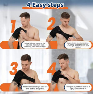 Soporte <span class=keywords><strong>de</strong></span> <span class=keywords><strong>Hombro</strong></span> Ergonómico, Ventilado, Antideslizante, <span class=keywords><strong>de</strong></span> Alta Calidad, para Entrenamiento, Protección y Estabilidad, Unisex - Product Image 4