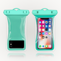 Vente en gros de sac flottant pour téléphone portable avec logo personnalisé sac étanche avec protecteur d'appareil photo pour les voyages et la natation
