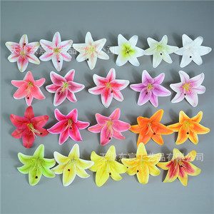 ดอกลิลลี่ประดิษฐ์ ดงเฉิน คราฟต์ส์ สีขาวนม สีชมพูแชมเปญ สีเหลือง สีส้ม สีชมพู ทำจากวัสดุ PE สำหรับตกแต่งงานแต่งงานและบ้าน - Product Image 3