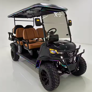 टोंगकी हवाई अड्डा सभी मौसम 6 सीटर सौर गोल्फ बुगी | होटल शटल सेवाओं के लिए बीहड़ परिवहन - Product Image 3