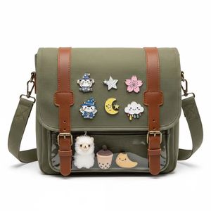 Sac Ita personnalisé gothique sombre unique en forme de tasse pour <span class=keywords><strong>femme</strong></span> et fille, avec breloques tête de mort et motifs chauve-souris, idéal pour le cosplay, avec fenêtre de présentation - Product Image 5