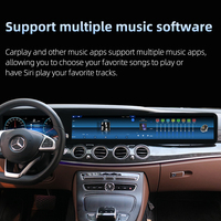 Autoradio Android avec écran triple, écran tactile, Carplay, Youtube, système de navigation GPS, Mercedes W213 Benz E 16-20