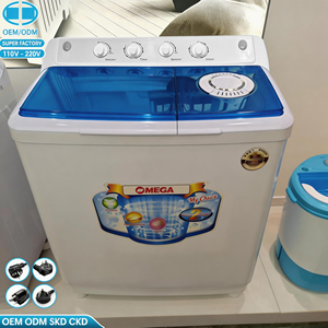 Lave-linge électrique à double cuve X OEM 10 kg grande capacité, utilisation simple, pour usage domestique et commercial - Product Image 1