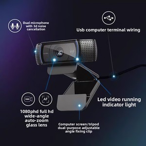 Caméra <span class=keywords><strong>USB</strong></span> HD 1080P C920E pour ordinateur, vidéoconférence en direct, en stock - Product Image 2