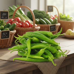 Bâtonnets de piment vert frais et naturels de qualité supérieure, variété basilic, 0,5 kg, approvisionnement en gros, marque Sulawesi, industrie alimentaire, Indonésie - Product Image 6