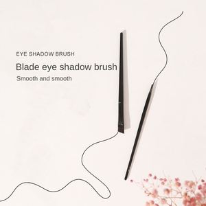 Pincel delineador de ojos tipo cuchilla, pincel plano biselado para cejas, pincel para polvo de cejas efecto oruga, pincel corrector de maquillaje - Product Image 4